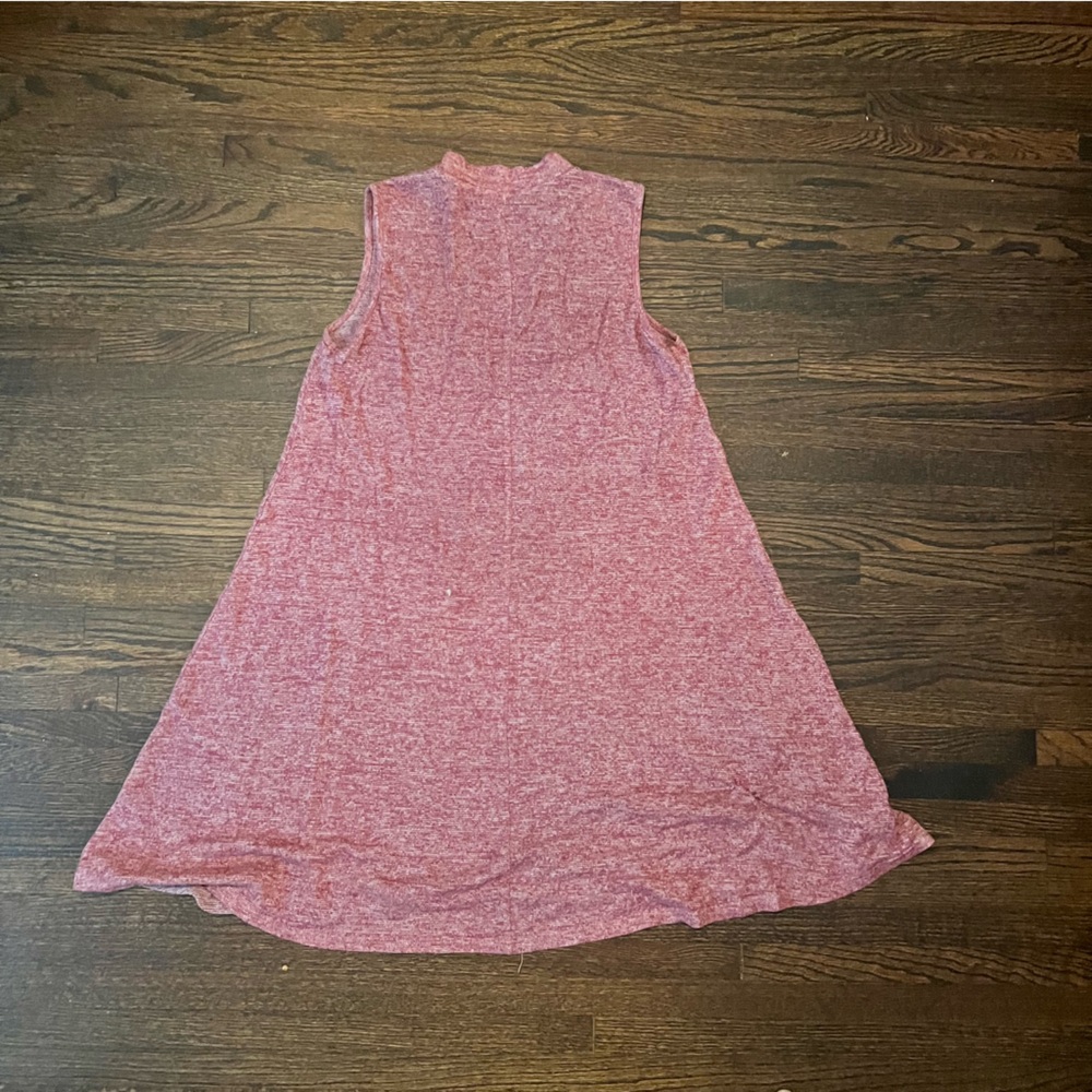 Dark pink A-line dress